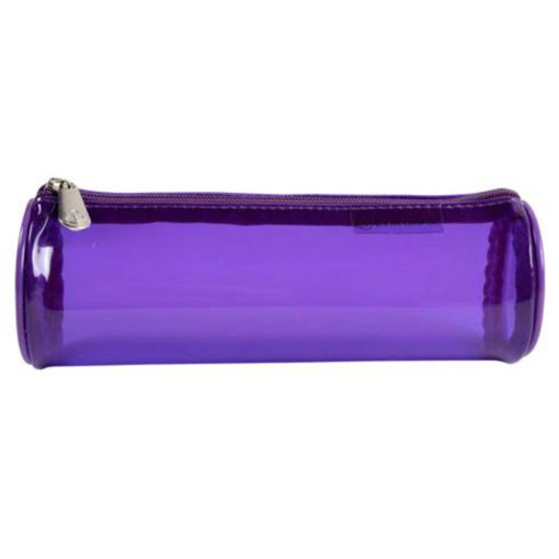 Picture of EXACOMPTA IDERAMA ROUND PENCIL CASE PURPLE